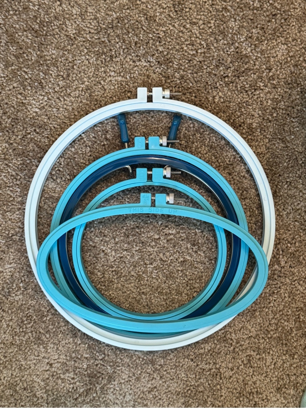 Set of Plastic Embroidery Hoops
